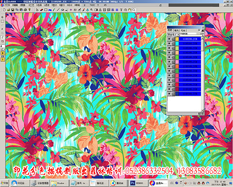 金昌EX9000印花分色描样培训